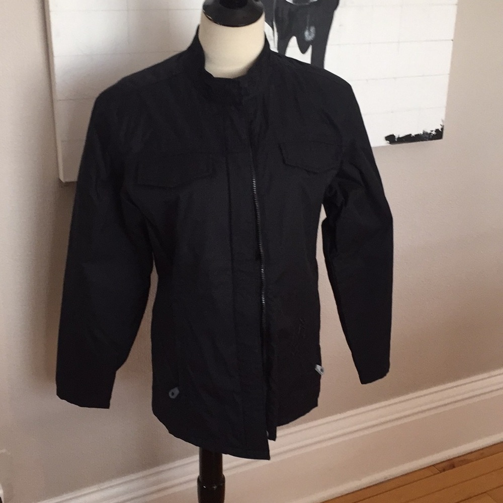Genuine Harley Davidson lined black zip jacket M